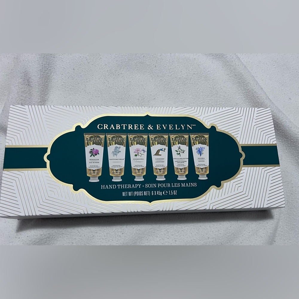 NEW Crabtree & Evelyn Hand Therapy Collection - sets of 6 tubes